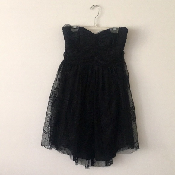 Forever 21 Black Lace Dress - Picture 2 of 8